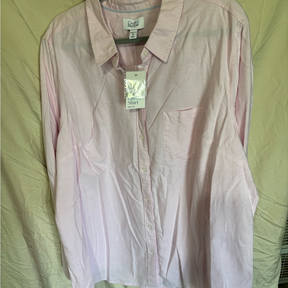 Kohl's Light Pink Women’s Button Down Shirt